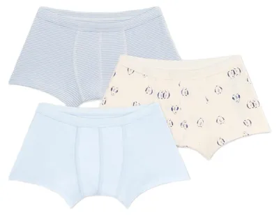 Immagine prodotto di Petit Bateau, confezione da 3 boxer per bambini, multicolore, taglia 3 anni