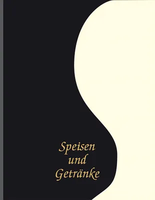 Produktbild von Adina Speisekarte Menümappe A4 schwarz / beige Wave