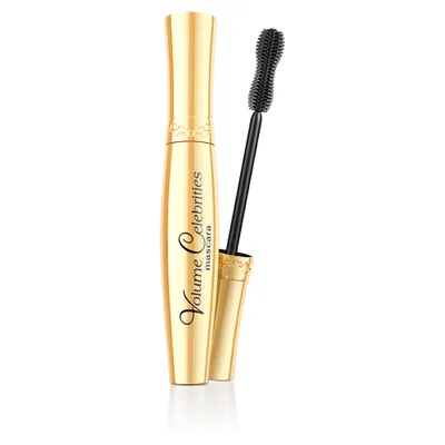 Produktbild von Eveline Volume Celebrities Mascara Wimperntusche für verlängerte Wimpern und Volumen Deep Black 9 ml