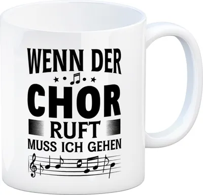 Produktbild von Wenn der Chor ruft Kaffeebecher