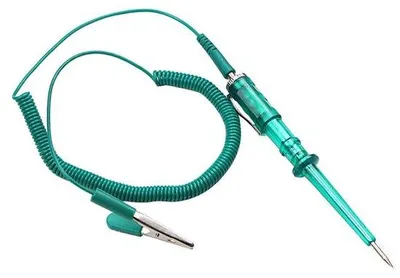 Produktbild von Automatische DC-Teststift - Teststift Set aus 2 Stiften - DC 6 V 12 24 Glühlampenprüfer (Grün)