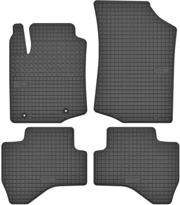 Immagine prodotto di Tappetini in gomma adatti per Peugeot 108 (dal 2014) Set di tappetini in gomma neri + tappo
