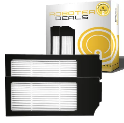 Produktbild von Feinstaubfilter, Ersatzfilter (2 Stück) für Ecovacs Deebot X1 OMNI, X1 Plus, X1 Turbo, X1e OMNI
