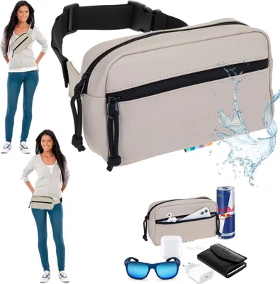 Produktbild von Hüfttasche Bauchtasche Hydro Hip Waist Pack Bag Urban Wimmerl Gürteltasche Outdoor Plane wasserabweisend Damen Herren Crossbag ebike Elephant 12827 Beige Sand