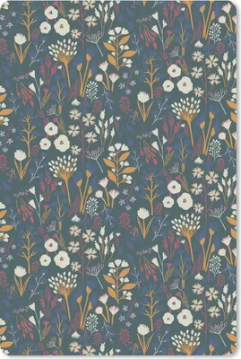 Produktbild von MuchoWow® Mauspad Mousepad Muster - Blumen 18x27 cm - Mousepads - Maus Mat - Pad - Mausunterlage