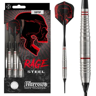 Produktbild von Harrows Rage Steel Softdarts