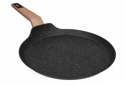 Produktbild von ZWIEGER LAVENA Crepes-Pfanne 26cm – Granit-Antihaftbeschichtung PFLUON – Induktion, Alle Herdarten – Geschmiedetes Aluminium Pfannkuchenpfanne