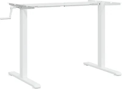 Produktbild von vidaXL Gestell für Sitz-Steh-Schreibtische Weiß (94-135)x60x(70-114)cm