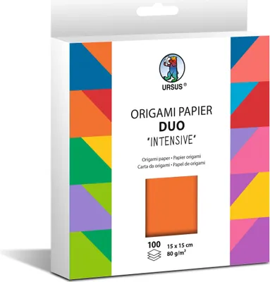 Produktbild von URSUS Origami Papier Duo Faltpapier 15x15cm