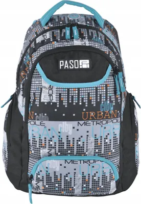 Obrázek produktu pro Paso Urban Metropolty Školní batoh pro chlapce