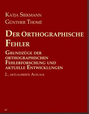 Produktbild von Der orthographische Fehler
