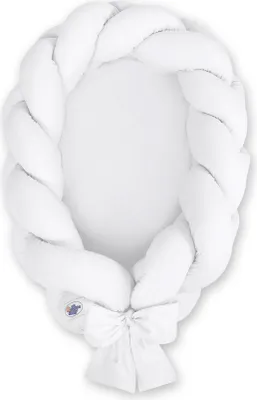 Immagine prodotto di Nido per bambini intrecciato 2 in 1 per il bordo del lettino - bianco by KleinBaby