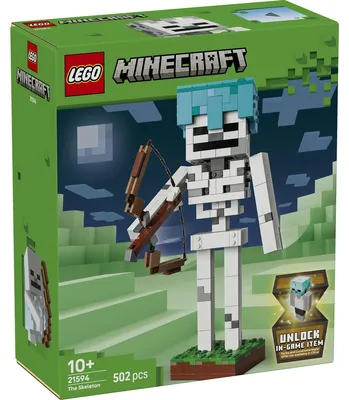 Zdjęcie produktu dla LEGO Minecraft Szkielet, Zestaw do budowania, 10 lat(a), Plastik, 502 szt., 700 g
