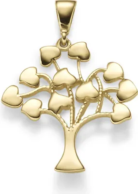 Anhänger-Lebensbaum-mit-Herzen-585-Gelbgold