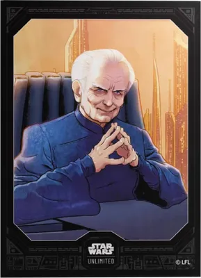 Image de Star Wars Unlimited Premium Art Sleeves - Chancelier Palpatine
