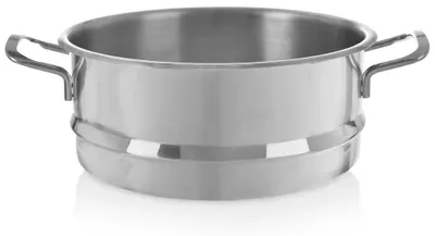 Zdjęcie produktu dla Garnek ze stali nierdzewnej do gotowania na parze, średnica 26 cm, pojemność 5,5 litra