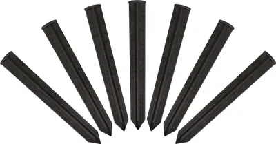 Produktbild von 20x Nägel geoBORDER  Schwarze Rasenkante Beeteinfassung Beetumrandung Raseneinfassung Pflastersteine Mähkante…