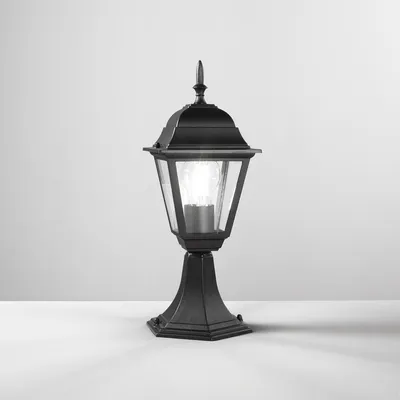 Immagine prodotto di Lampada da esterno nera ROMA con diffusore in vetro (1xE27) IP44