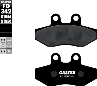 Produktbild von Bremsbeläge Set Galfer FD342G1054 & MF458G2165 vorne & hinten für Yamaha XC Cygnus X 125 ccm