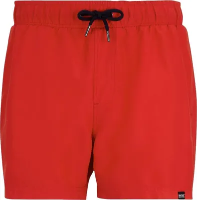 Image de Regatta - Short de bain « Mawson II » pour homme RG7213 (S) (coquelicot/marine)