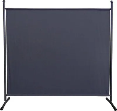 Image de Paravent Séparation de pièce - gris - opaque - 180 x 178 cm