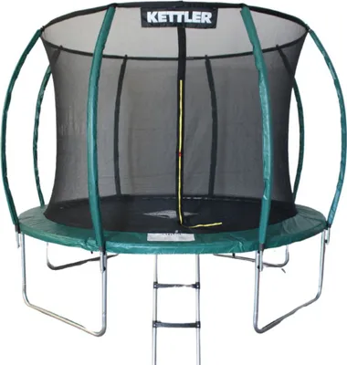 Zdjęcie produktu dla Trampolina ogrodowa KETTLER JUMP 305, kolor: granatowo-zielony