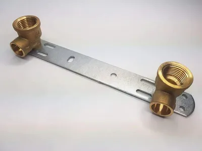 Produktbild von 1,27 cm x 15 mm verdeckte Duschhalterung, Länge – 150 mm, Thermostat-Mischbatterie, Stange, Rückplatte, BSP-Gewinde, Wasserhahn-Anschluss-Set