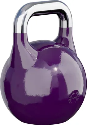 Produktbild von GORILLA SPORTS® Kettlebell Competition - Gewicht 20 kg, aus Massivstahlguss, Violett - Kugelhantel, Wettkampf Hantel, Schwunghantel