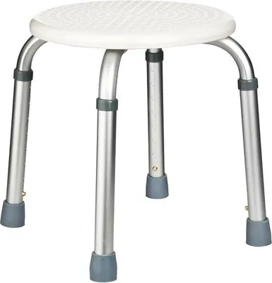 Produktbild von Famanu Duschhocker höhenverstellbar - mit Antislip-Oberfläche