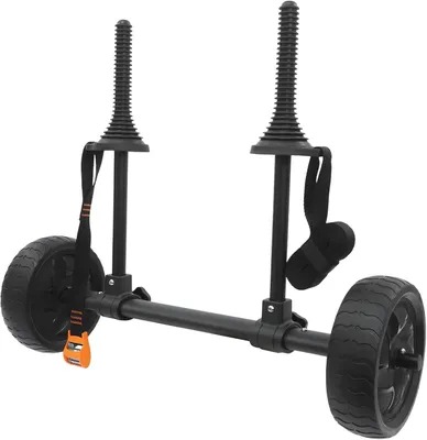 Produktbild von Verstellbarer Kajakwagen mit abnehmbarem Transportwagen und einer Tragfähigkeit von 45 kg