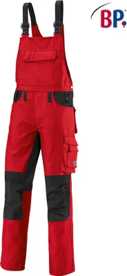Produktbild von BP® Latzhose - rot/schwarz - 54s
