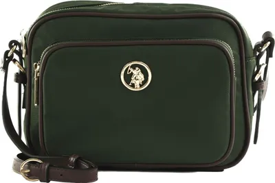 Image de U.S. POLO ASSN. sac à épaule bandoulière Houston Crossbody Pocket Green vert foncé