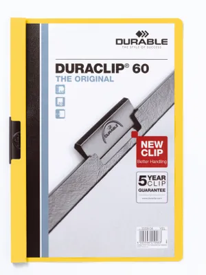 Obrázok produktu pre DURABLE Klemmmappe DURACLIP® 60 A4, 220904 gelb