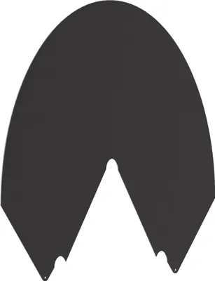 Immagine prodotto di Base semicircolare (lamiera) sotto la stufa REN