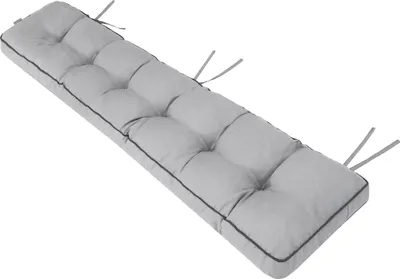Obrázok produktu pre Vankúš na záhradnú lavicu Etna 150×40 cm - hrúbka 8 cm, tkanina Oxford, vodoodpudivá, so zapínacími popruhmi | Hobbygarden