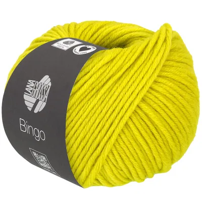 Produktbild von Lana Grossa BINGO 50 g extrafeine Wolle 80 m Farbe 765 - Gelbgrün