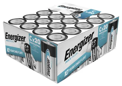 Produktbild von Energizer Max Plus LR14 Baby C Batterie 20er Karton