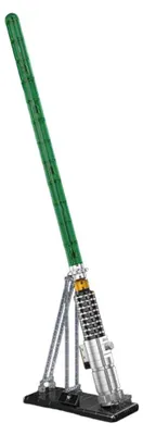 Immagine prodotto di Kit di costruzione a incastro "Spada laser" - 10140 - 1126 pezzi - Illuminazione a LED - Metallo - Dai 14 anni in su - Verde
