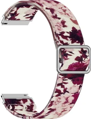 Produktbild von Smartwatch Armband Armbänder 20 mm für Samsung Galaxy LG Watch Honor Garmin, Farbe:Pfingstrose
