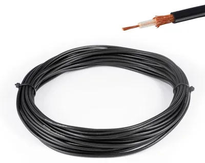 Produktbild von Koaxialkabel RG174, 50 Ohm, 10 m, für Antennenanschluss