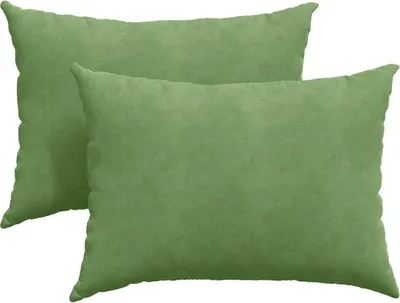 Produktbild von vidaXL Sofakissen 2 Stück Hellgrün 70 x 50 cm Cordstoff
