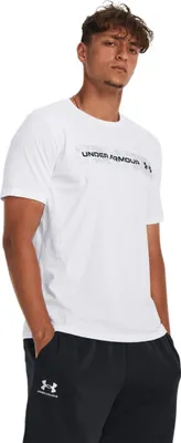 Produktbild von Under Armour Ua Camo Chest Stripe Ss - white, Größe:XS