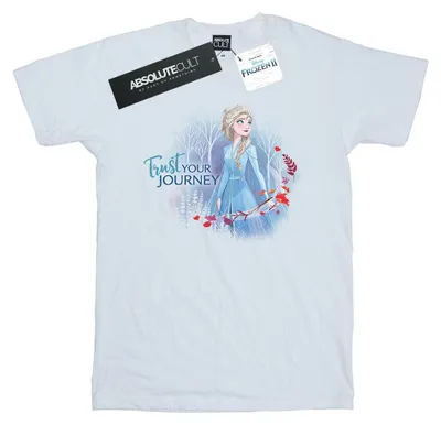Imagen del producto de Camiseta para hombre de Disney, "Frozen 2: Confía en tu camino", modelo BI27039 (3XL), color blanco