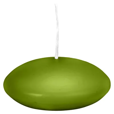 Produktbild von Schwimmkerzen Limonegrün 55 x Ø 80 mm, 8 Stück
