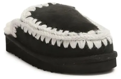 Obrázok produktu pre Domáce papuče značky mou Damen, model MU.FW101125A-BKWH, farba: čierna, veľkosť: 40