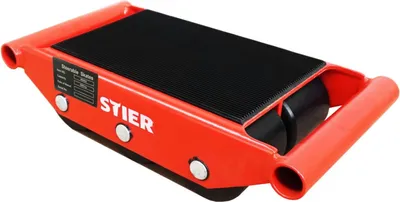 Produktbild von STIER Fahrwerk mit 6 Nylon-Rollen, Tragkraft 6000 kg