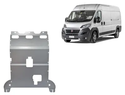 Produktbild von Aluminium Unterfahrschutz für Motor und Getriebe für den Fiat Ducato