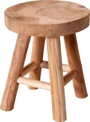 Obrázok produktu pre Dekoratívna stolička v rustikálnom štýle, 17,5 cm – Hnedá, značka H&L