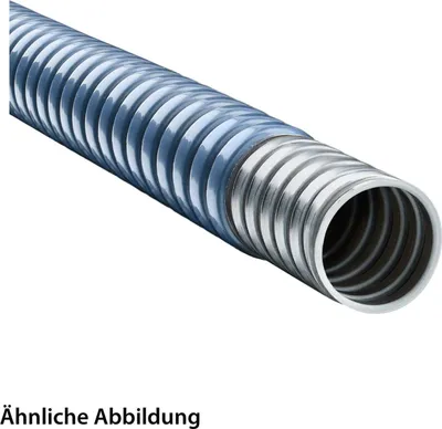 Produktbild von FLEXA SPR-PU Metallschutzschlauch mit PUR Mantel - FWP-PUR 36, AD 36,0mm, ID 29,0mm eingehaktes Profil,