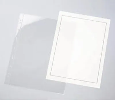 Produktbild von LEUCHTTURM Blattschutzhüllen für Blätter im DIN A4-Format, 5er Pack